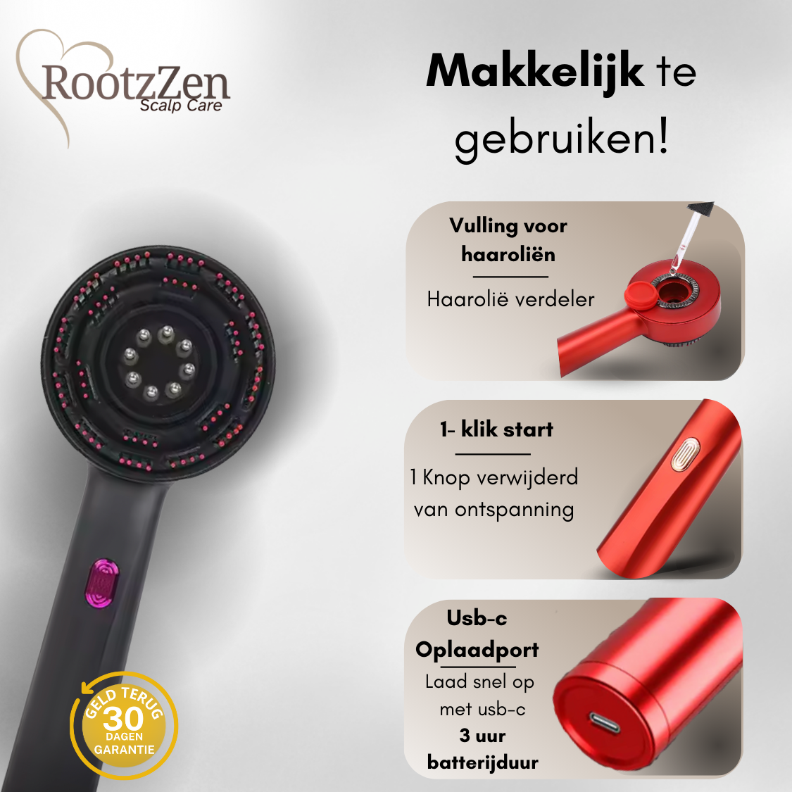 Rootzzen™ Massage Borstel